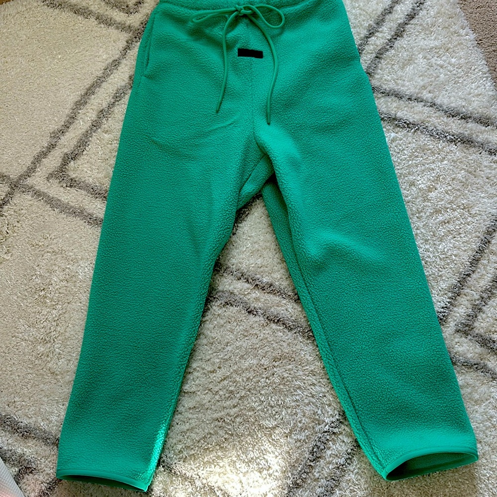 Fear of God fleece pants unisex size small